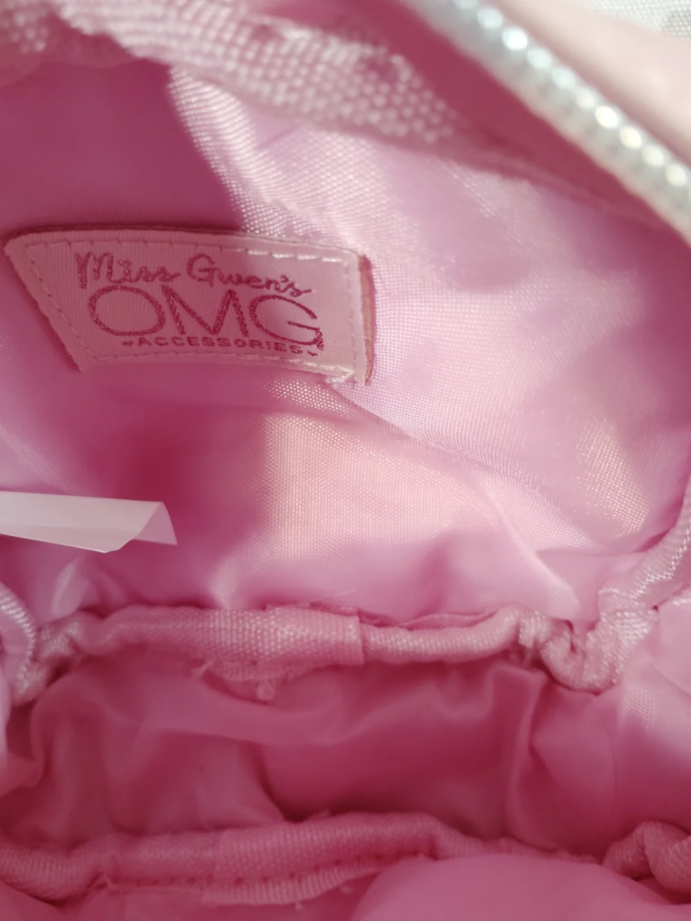 Kids Plush Pink Cat Crossbody Bag with Glitter Hearts